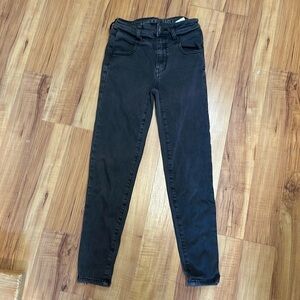 American Eagle outfitters denim jeans X short size 2 super high-rise jegging